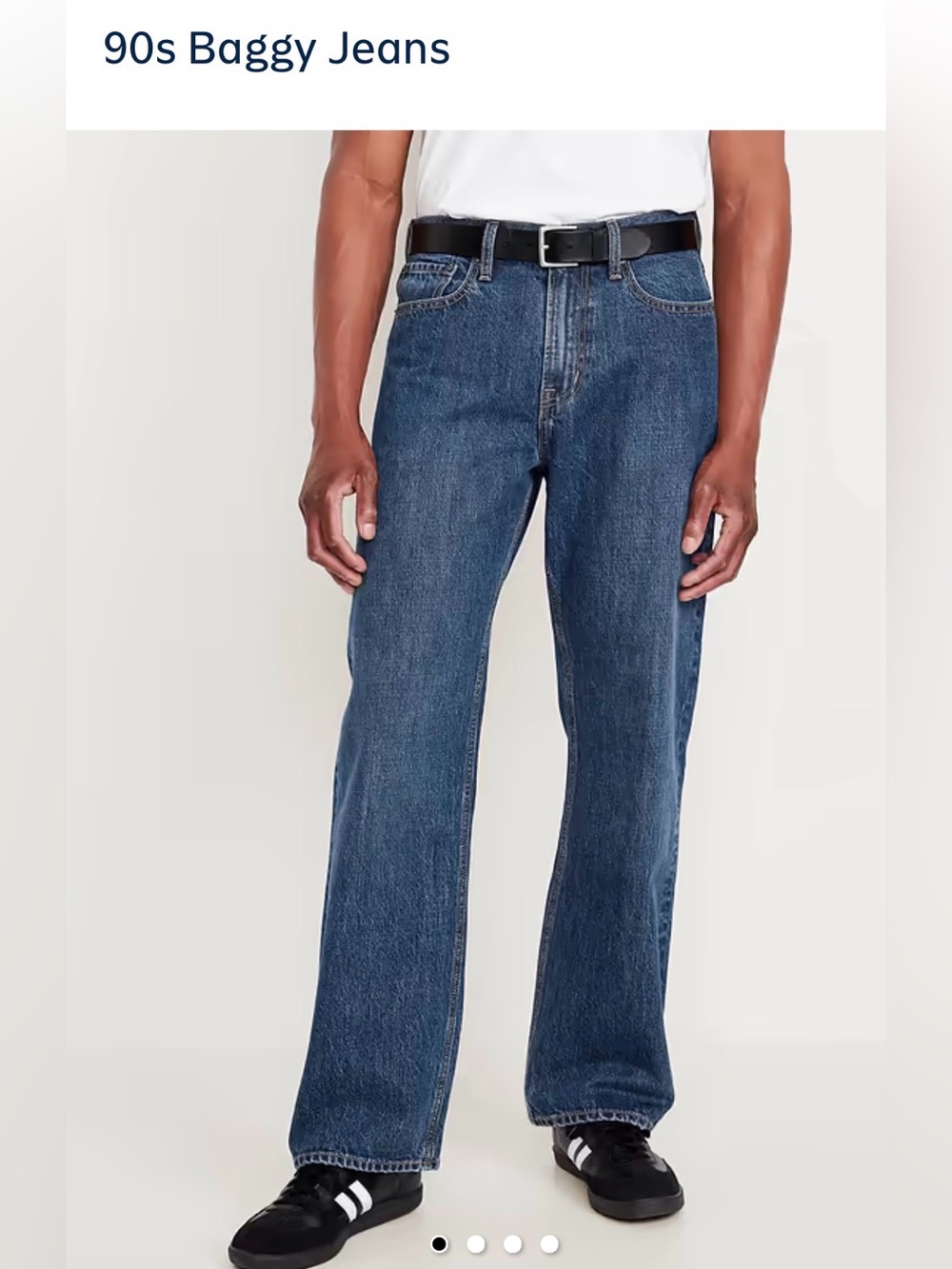 Old Navy Relaxed Fit Men's Jeans in Dark Blue Denim 32x34